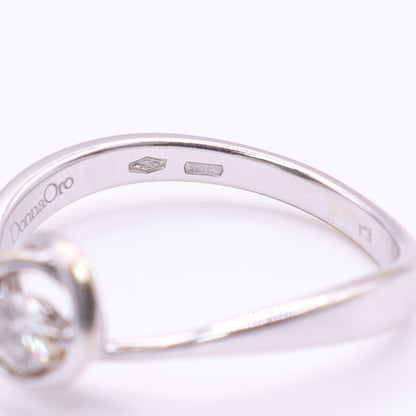 Second Hand DonnaOro 18ct White Gold Diamond Solitaire Ring