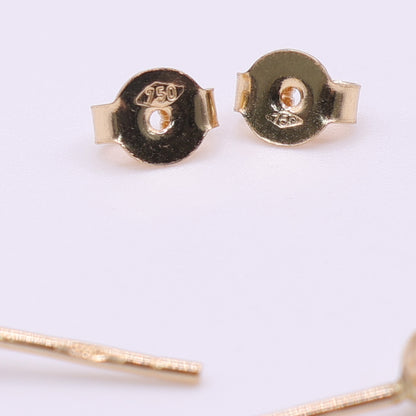 Second Hand 18ct Yellow Gold Ball Stud Earrings