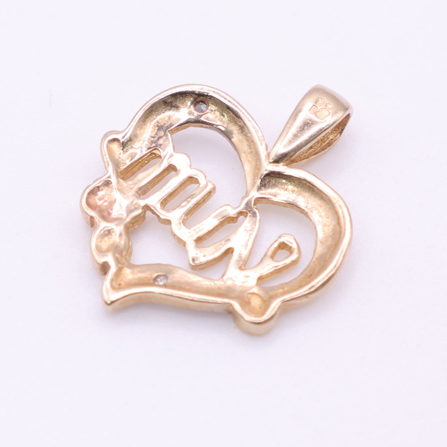 Second Hand 9ct Yellow Gold Mum Pendant