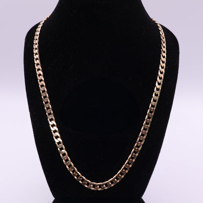 Second Hand 9ct Gold 20 Inch Curb Chain Necklace