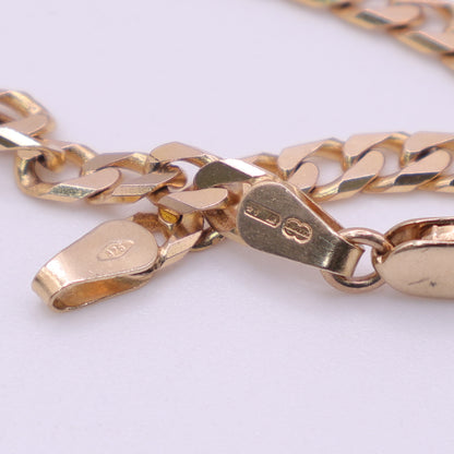 Second Hand 9ct Gold 20 Inch Curb Chain Necklace