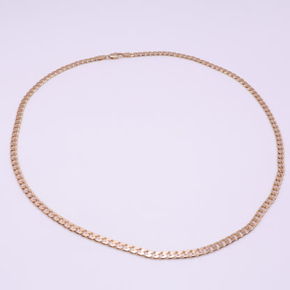 Second Hand 9ct Gold 20 Inch Curb Chain Necklace