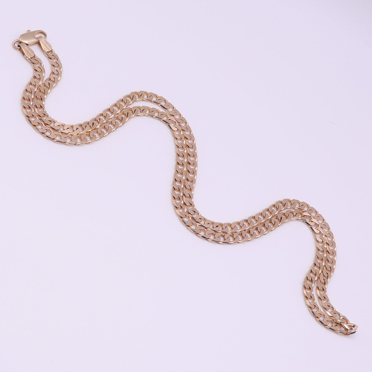 Second Hand 9ct Gold 20 Inch Curb Chain Necklace