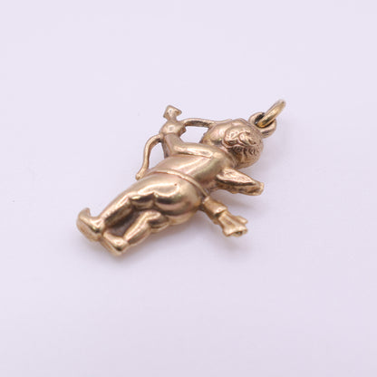 Second Hand 9ct Yellow Gold Cherub Pendant