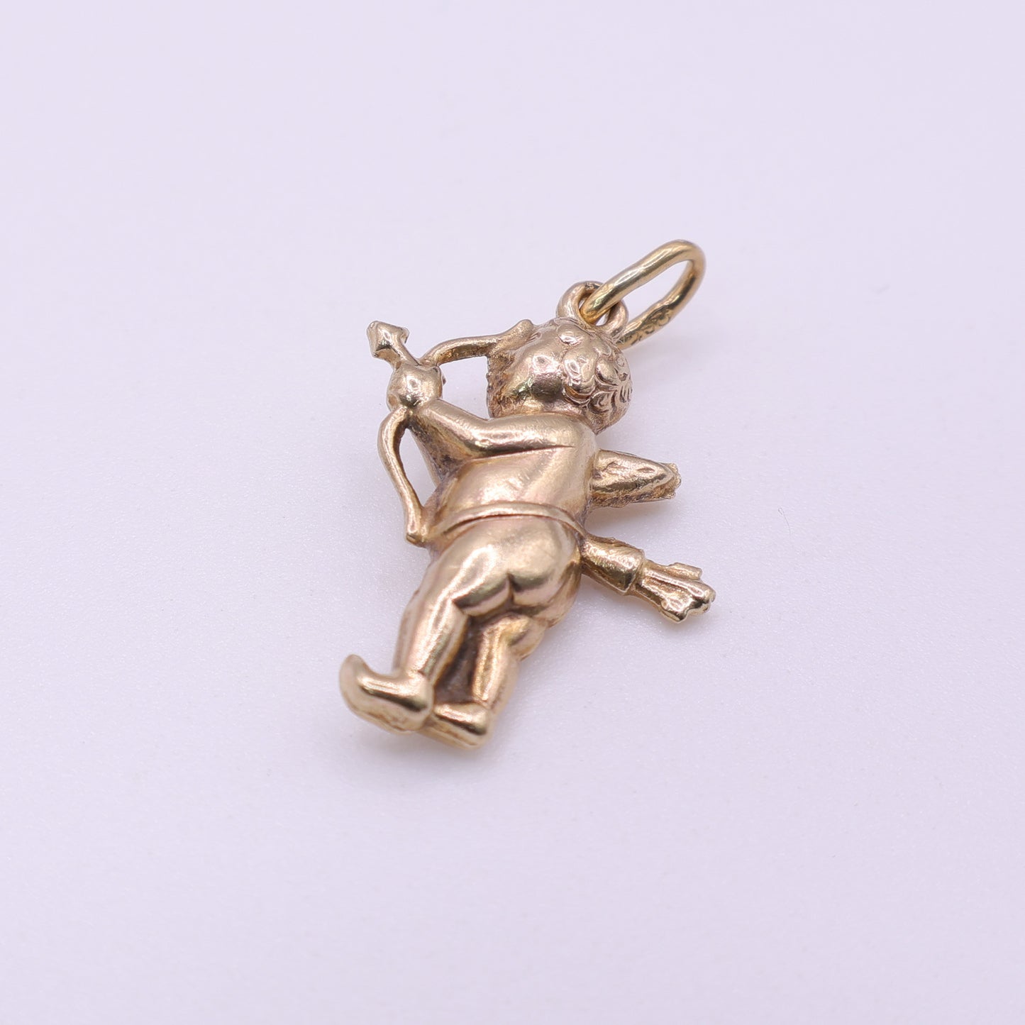 Second Hand 9ct Yellow Gold Cherub Pendant
