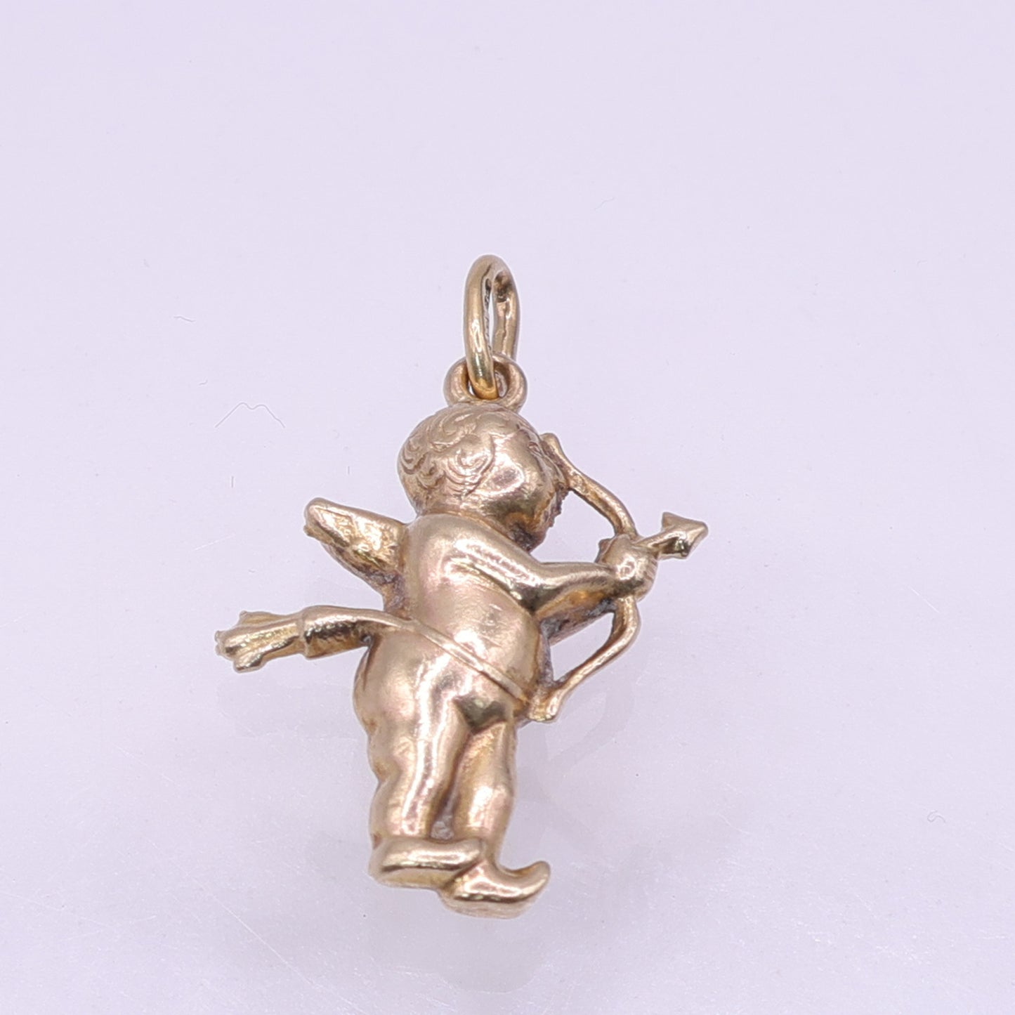 Second Hand 9ct Yellow Gold Cherub Pendant