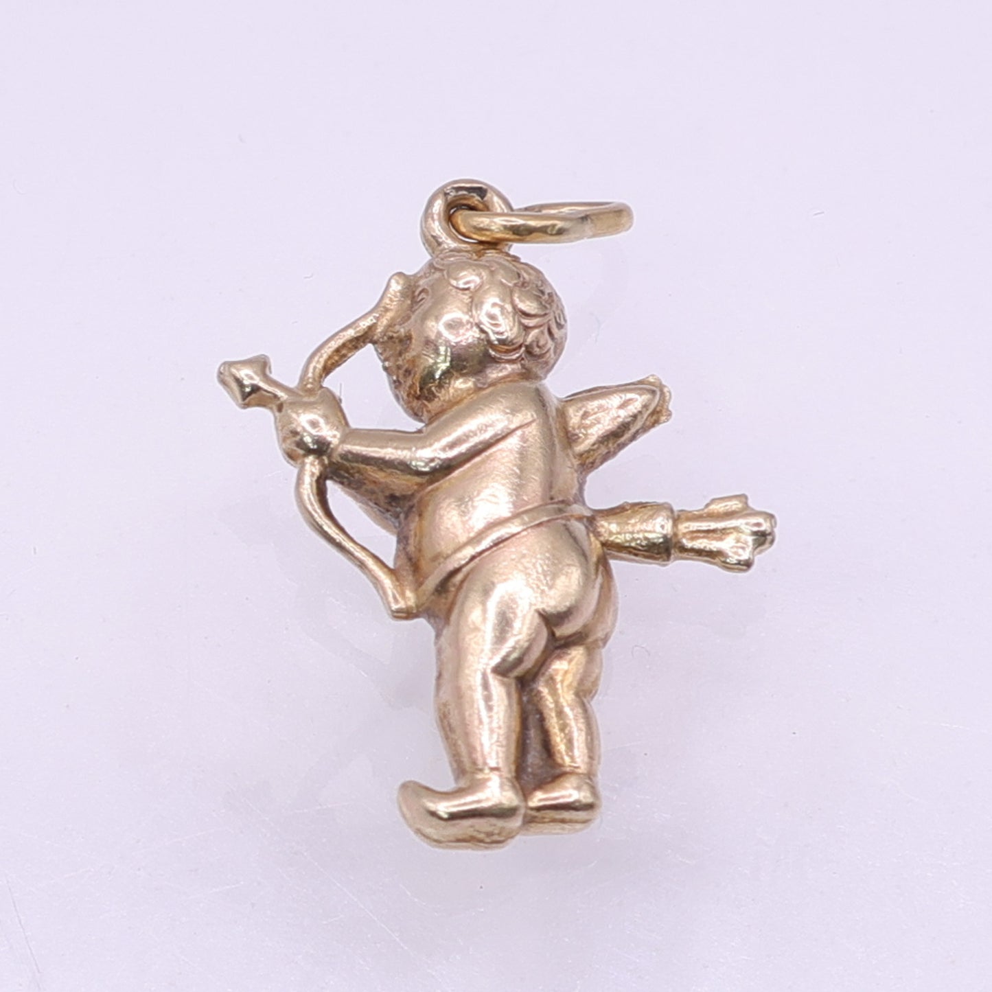 Second Hand 9ct Yellow Gold Cherub Pendant