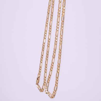 Second Hand 9ct Yellow Gold Figaro Chain Necklace 30 Inch