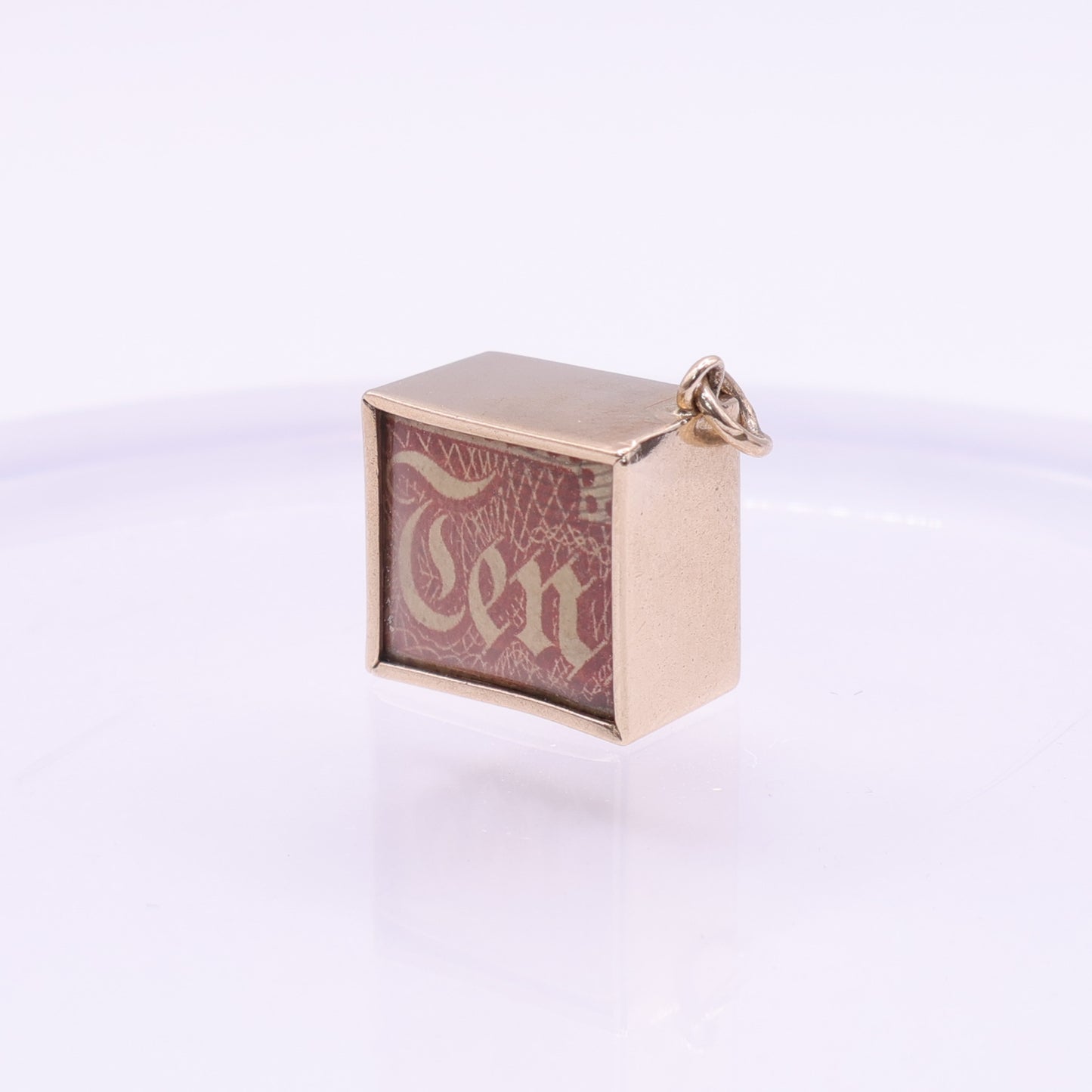 Second Hand 9ct Gold In Emergency Break Glass Ten Shilling Note Pendant