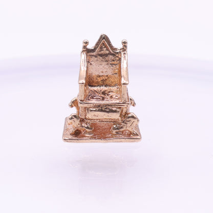 Second Hand 9ct Gold Throne Chair Charm