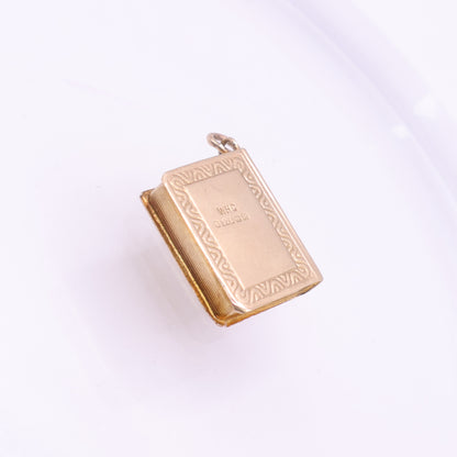 Second-Hand 9ct Yellow Gold Holy Bible Book Charm