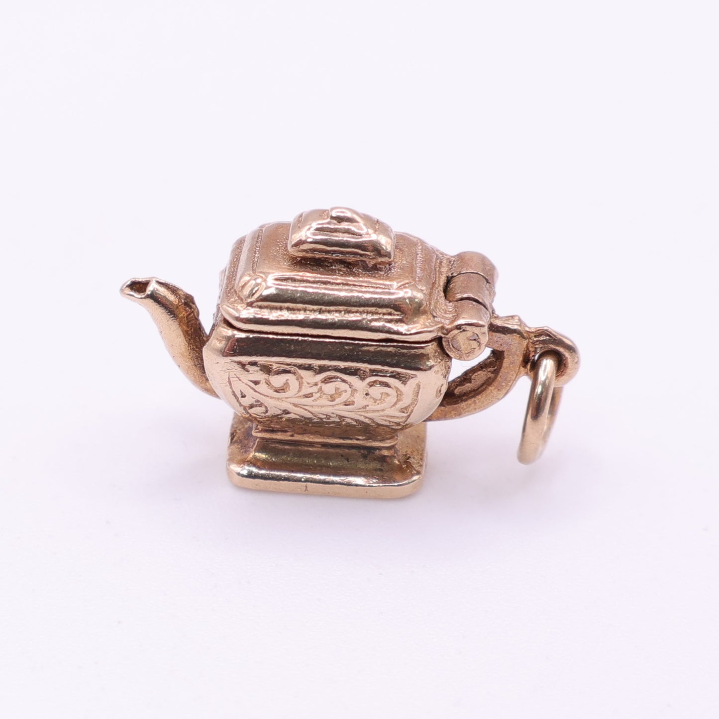 Second-Hand 9ct Yellow Gold Opening Teapot Charm