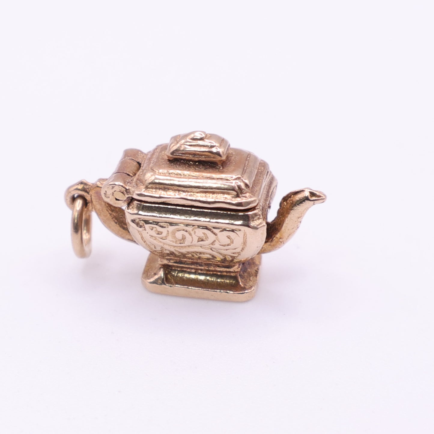 Second-Hand 9ct Yellow Gold Opening Teapot Charm