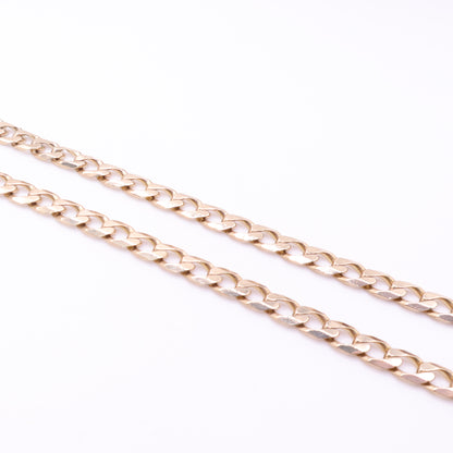 Second Hand 9ct Yellow Gold Curb Link Chain Necklace – 22 Inch