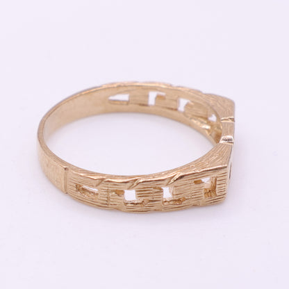 9ct Yellow Gold DAD Ring