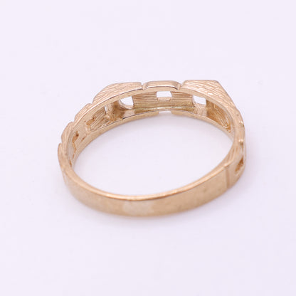 9ct Yellow Gold DAD Ring