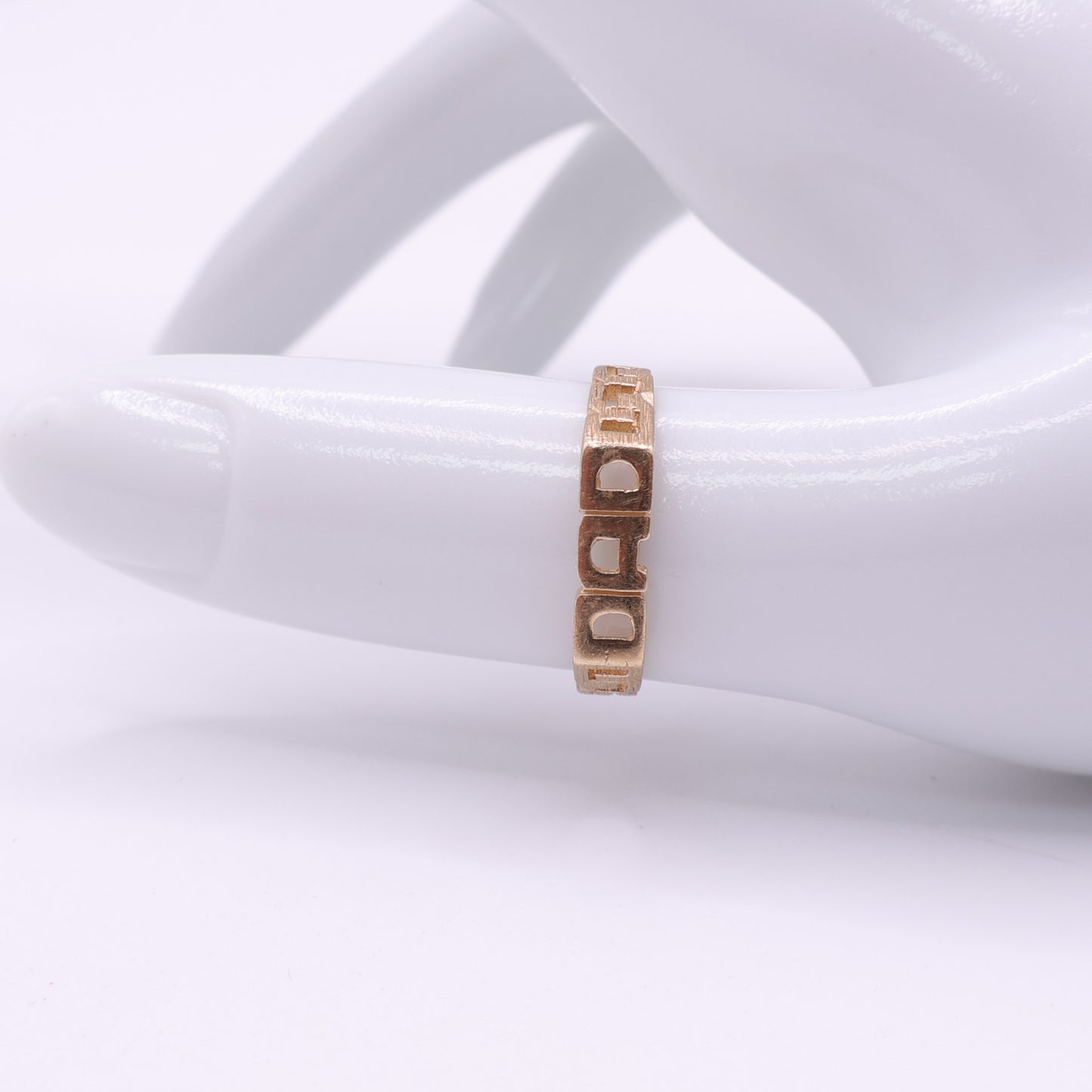 9ct Yellow Gold DAD Ring