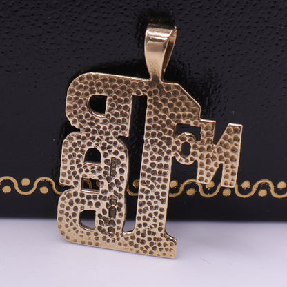 Second-Hand 9ct Yellow Gold ‘No.1 Dad’ Pendant