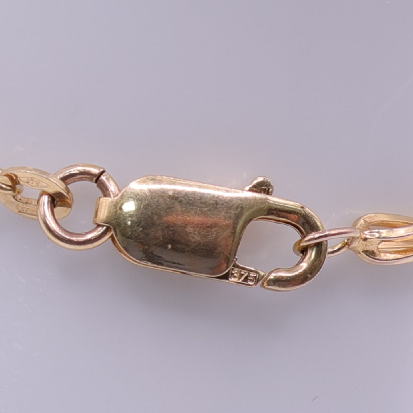 Second-Hand 9ct Yellow Gold Alternating Heart Link Bracelet