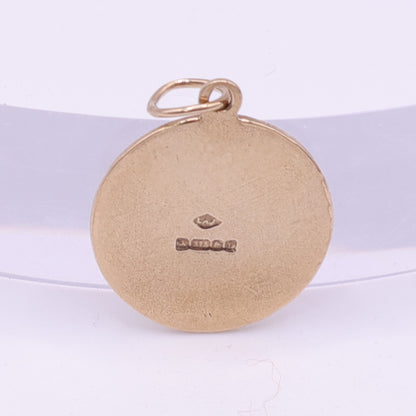 Second-Hand 9ct Yellow Gold 15mm St Christopher Pendant