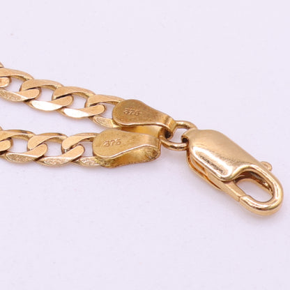 9ct Yellow Gold Curb Chain - 19 Inch
