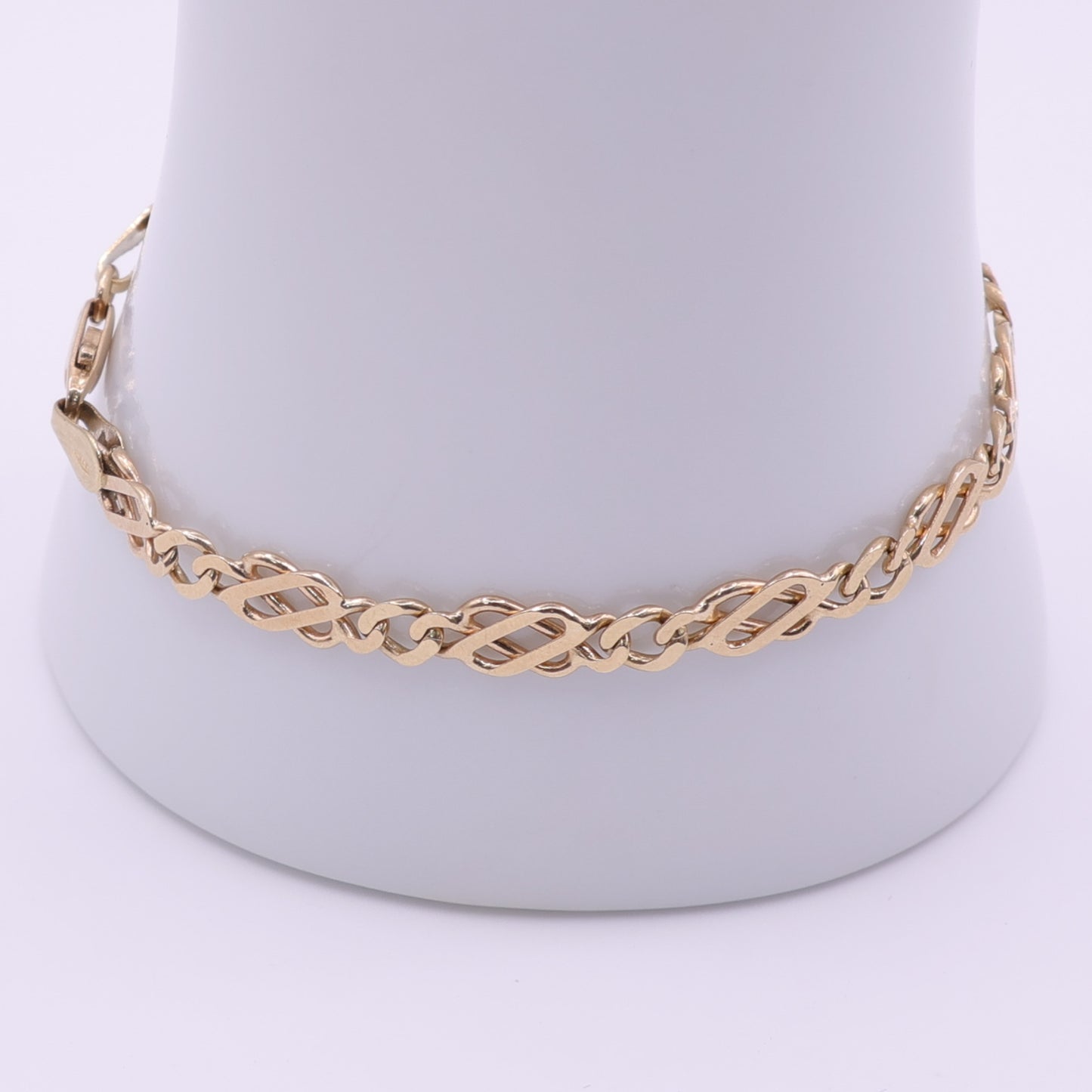 9ct Yellow Gold Fancy Link Bracelet