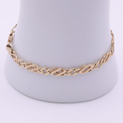 9ct Yellow Gold Fancy Link Bracelet