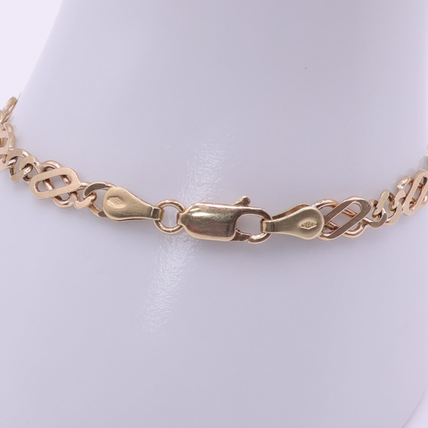 9ct Yellow Gold Fancy Link Bracelet
