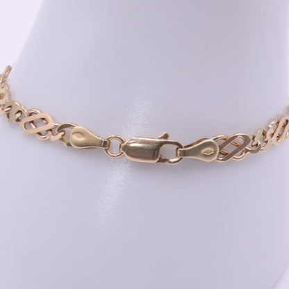9ct Yellow Gold Fancy Link Bracelet
