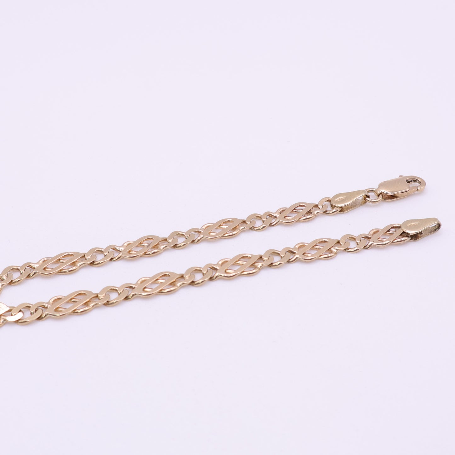 9ct Yellow Gold Fancy Link Bracelet