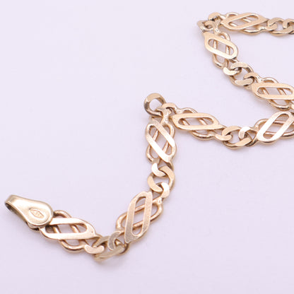 9ct Yellow Gold Fancy Link Bracelet