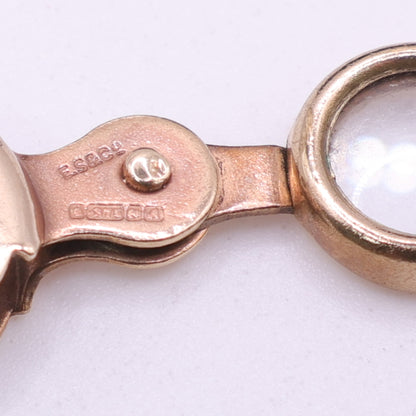 Second Hand 9ct Gold Evil Eye Spinner Pendant Charm