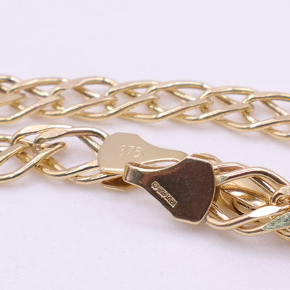 Second Hand 9ct Yellow Gold Fancy Twist Link Bracelet