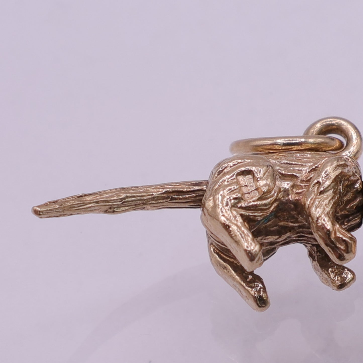 Second Hand 9ct Yellow Gold Mouse Charm Pendant