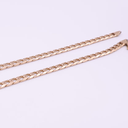 9ct Yellow Gold Heavy Curb Chain - 20 Inch
