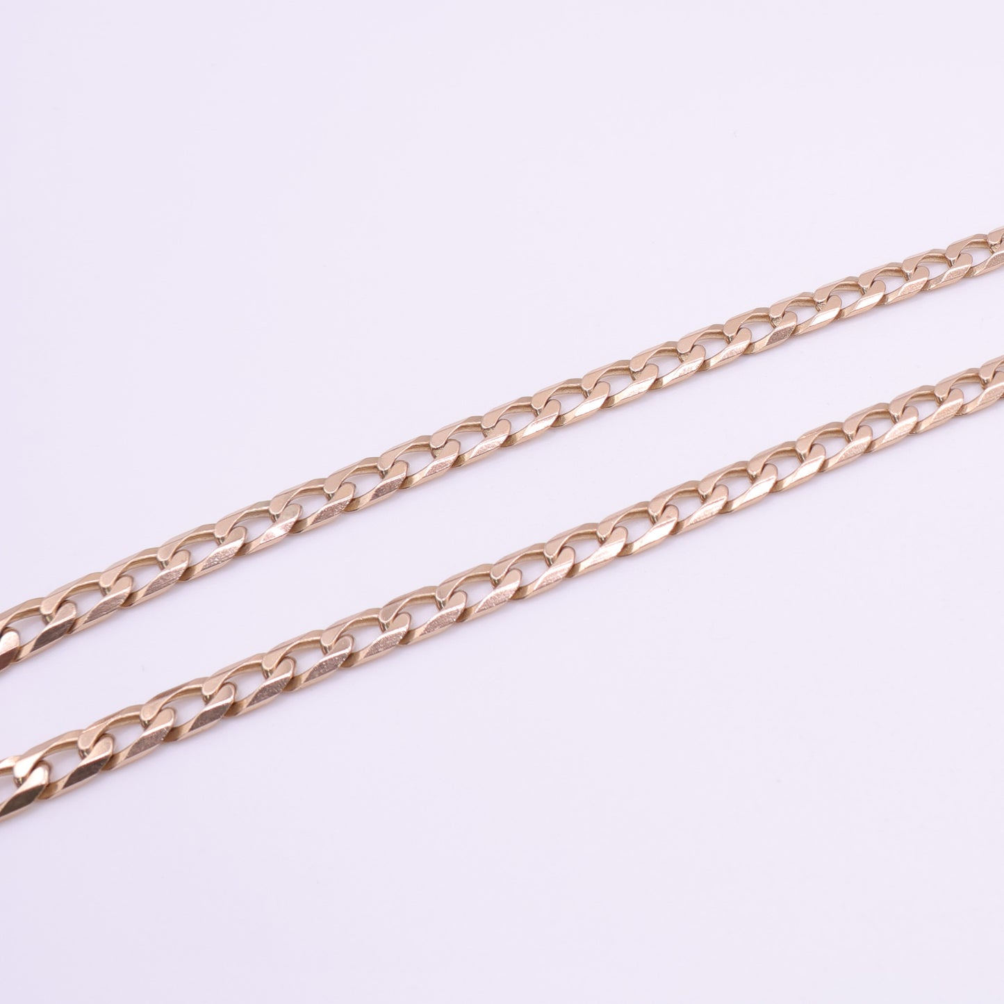 9ct Yellow Gold Heavy Curb Chain - 20 Inch