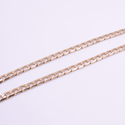 9ct Yellow Gold Heavy Curb Chain - 20 Inch