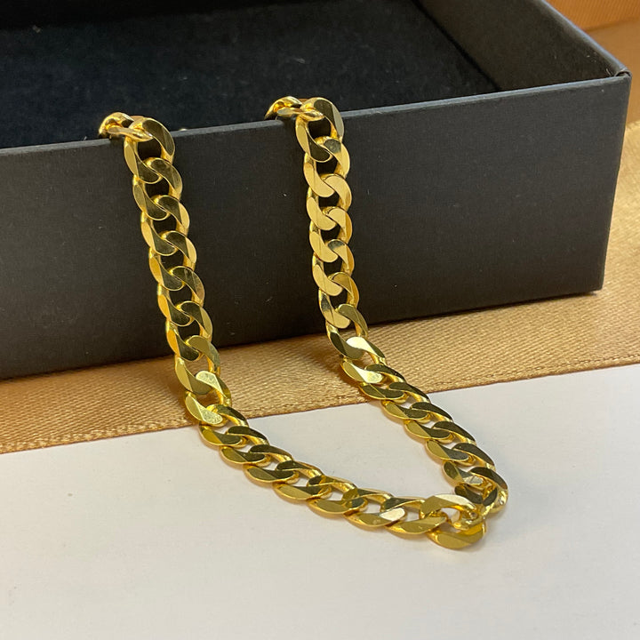 9ct Yellow Gold Curb Bracelet - 9 Inch