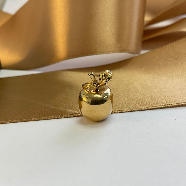 9ct Yellow Gold Apple Charm