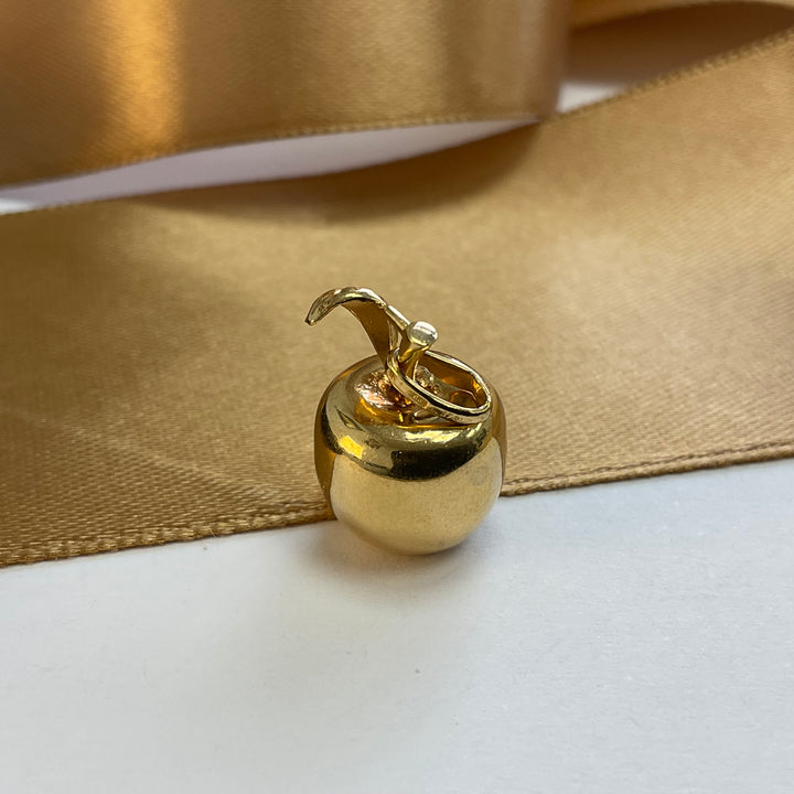 9ct Yellow Gold Apple Charm