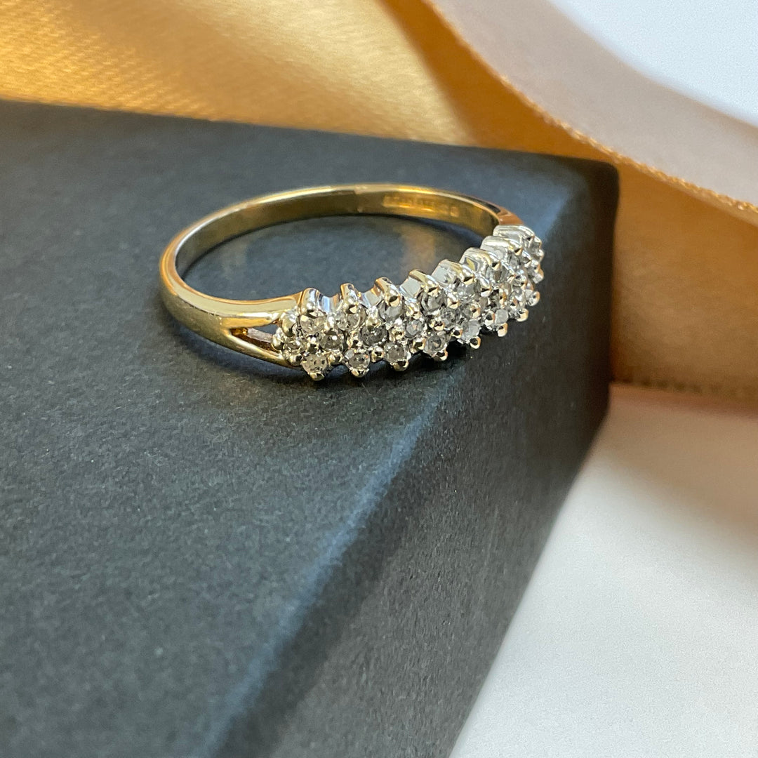 9ct Yellow Gold Diamond Eternity Ring