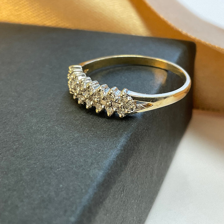 9ct Yellow Gold Diamond Eternity Ring