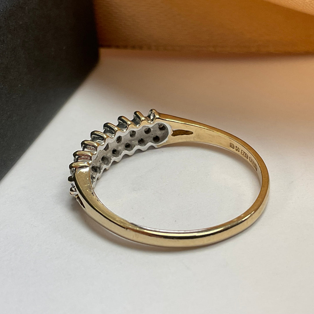 9ct Yellow Gold Diamond Eternity Ring