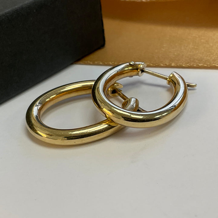 9ct Yellow Gold Hoop Earrings