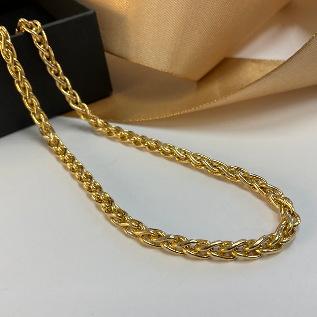 9ct Yellow Gold Prince Of Wales Chain - 18 Inch