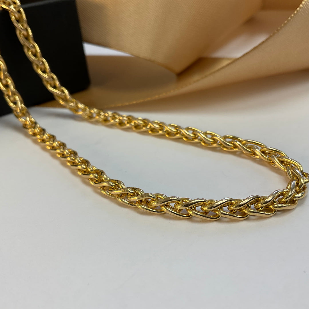 9ct Yellow Gold Prince Of Wales Chain - 18 Inch