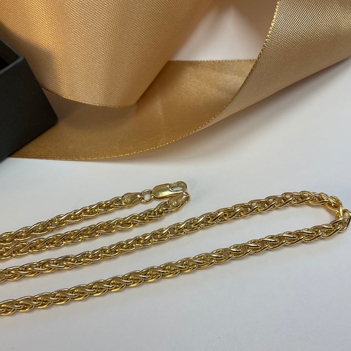 9ct Yellow Gold Prince Of Wales Chain - 18 Inch