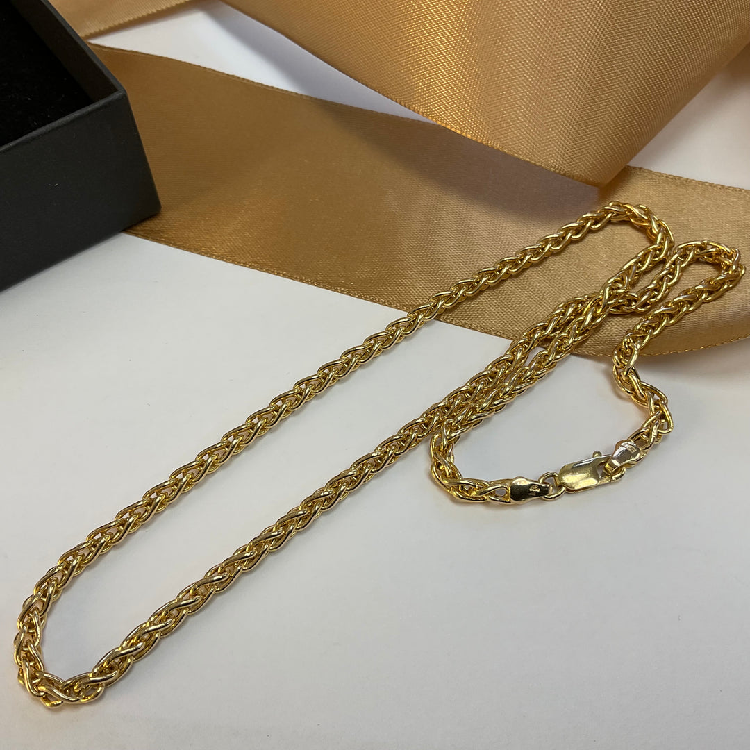 9ct Yellow Gold Prince Of Wales Chain - 18 Inch