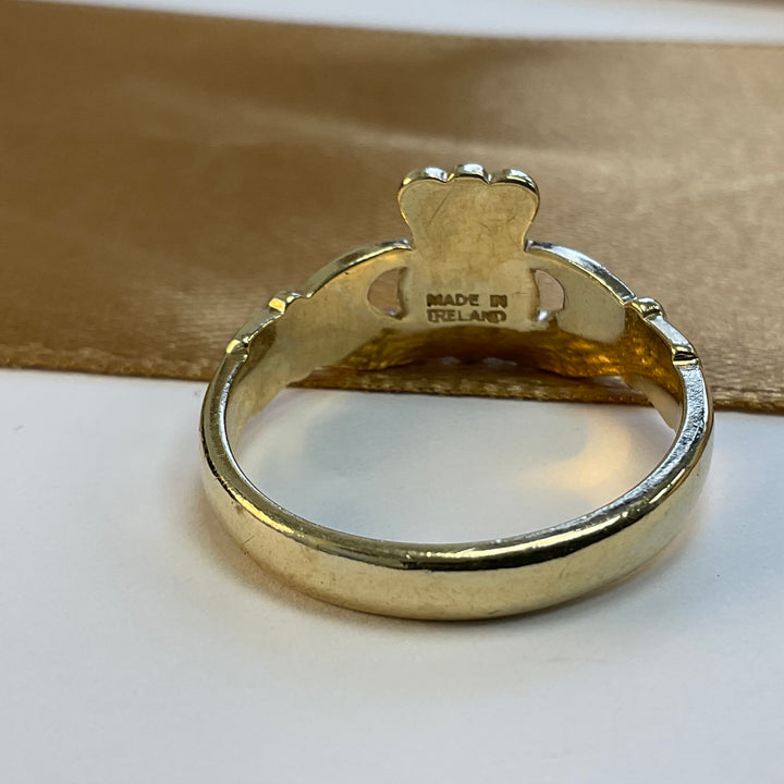 9ct Yellow Gold Claddagh Ring