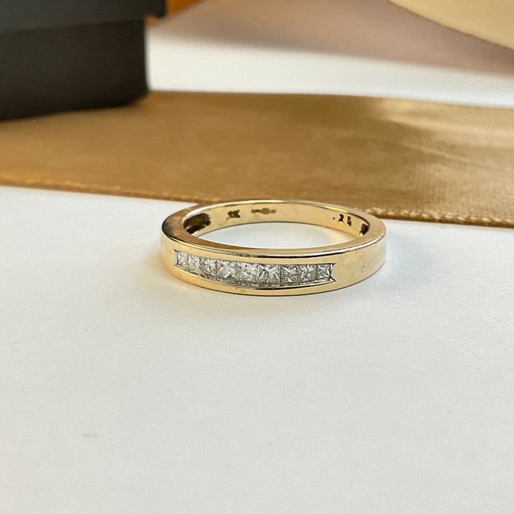 9ct Yellow Gold Diamond Eternity RIng